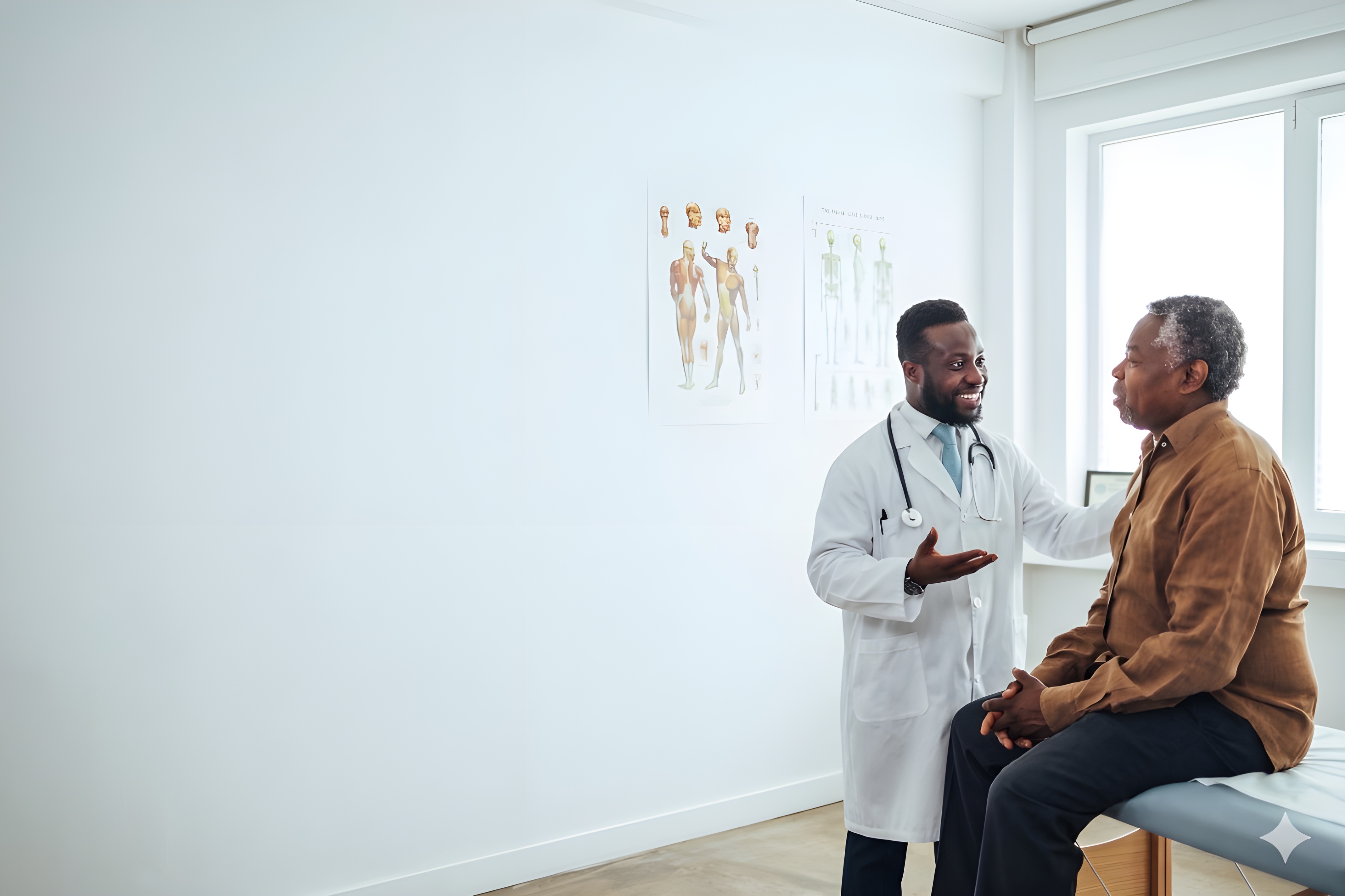 Doctor consulting a patient
